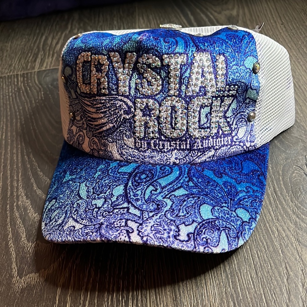 Crystal rock baseball cap